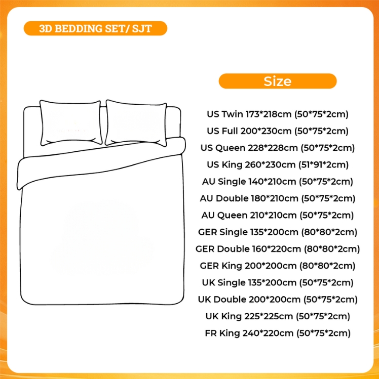 3D BEDDING SET 1 - Juice Wrld UK Shop