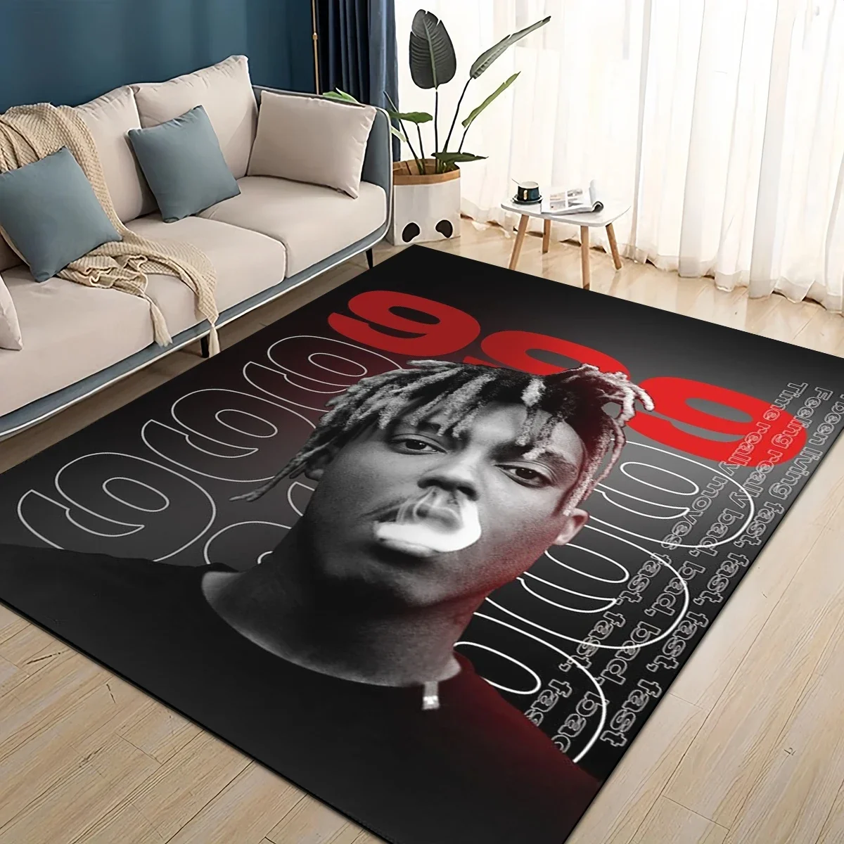 Juice WRLD Fighting Demons Dark Rug