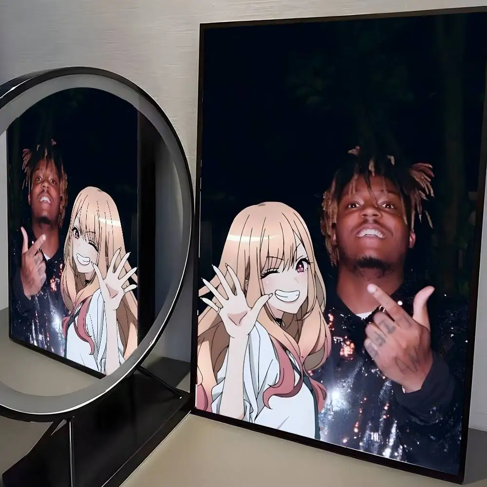 Juice WRLD Cosmic Aura Trippy Wall Art