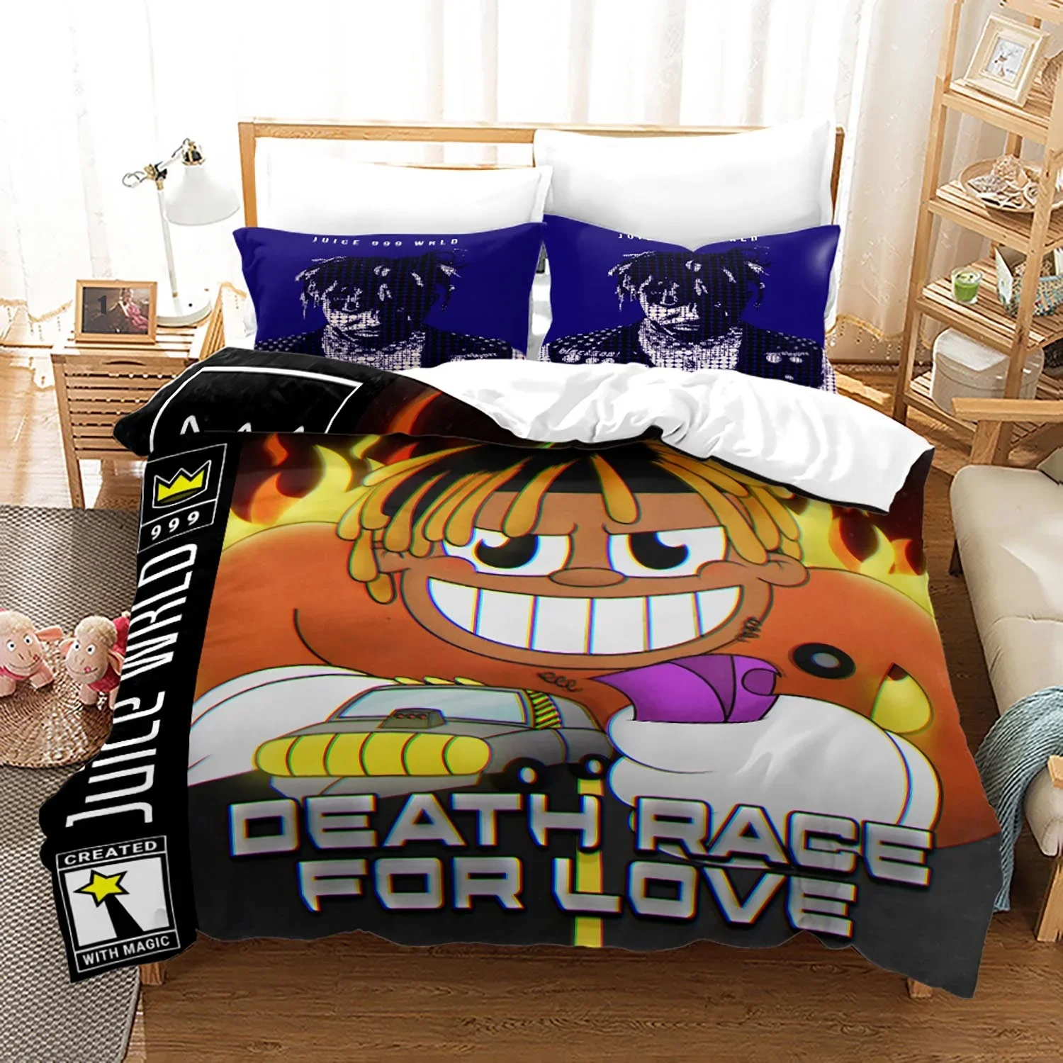 Juice WRLD Fighting Demons Dark Bedding Set