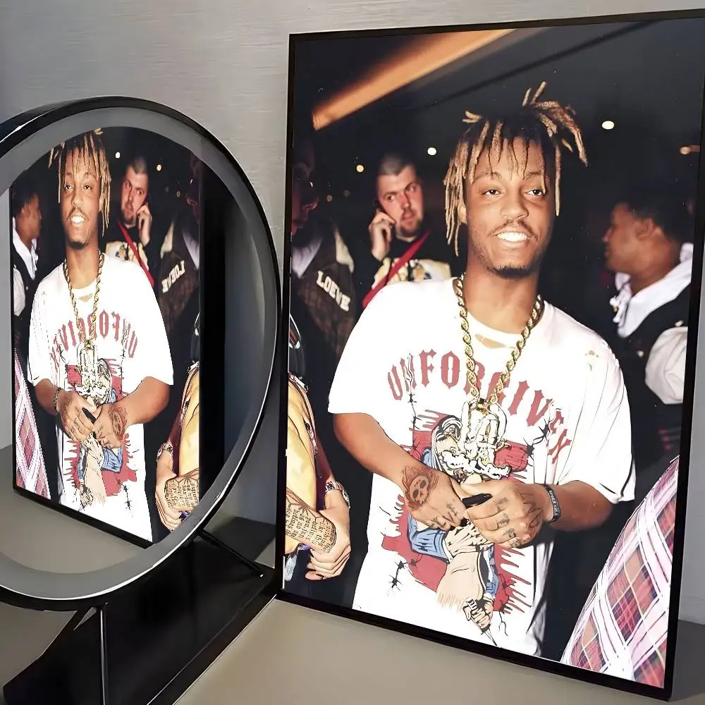 Juice WRLD Purple Galaxy Mystic Wall Art