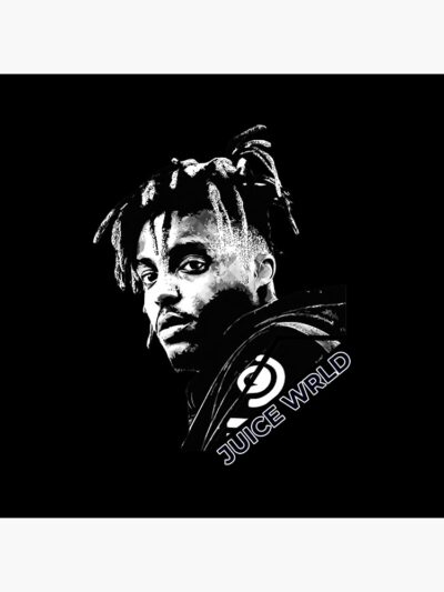 Alternative view of Juice Wrld Face Cool Throw Pillow