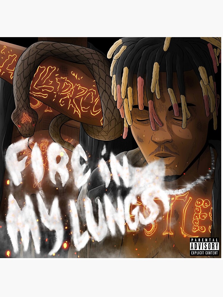 Fire In My Lungs Shower Curtain - Image 2