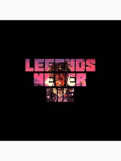 Alternative view of Legends Never Die Shower Curtain