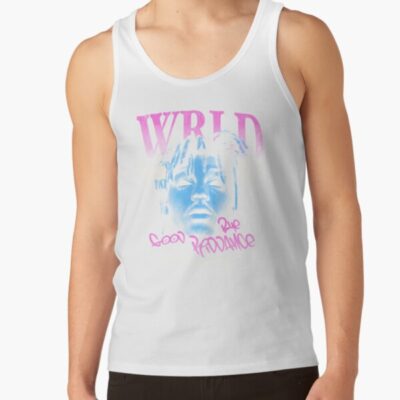 Alternative view of Juice Wrld Halftone Tank Top