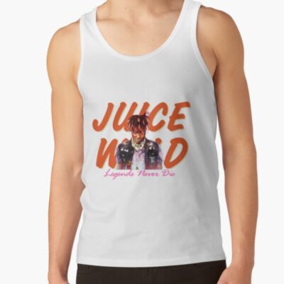 Alternative view of Juice Wrld Orange Tank Top