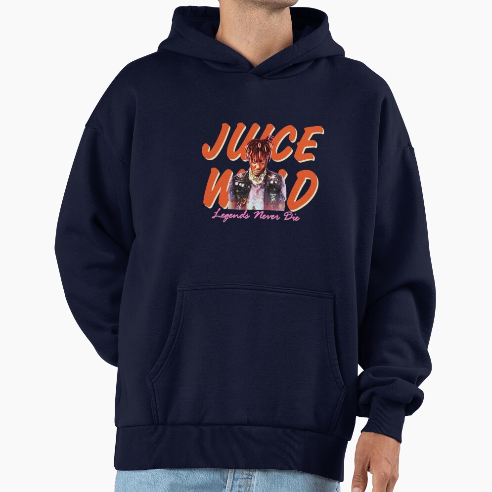 Juice Wrld Orange Hoodie - Image 5