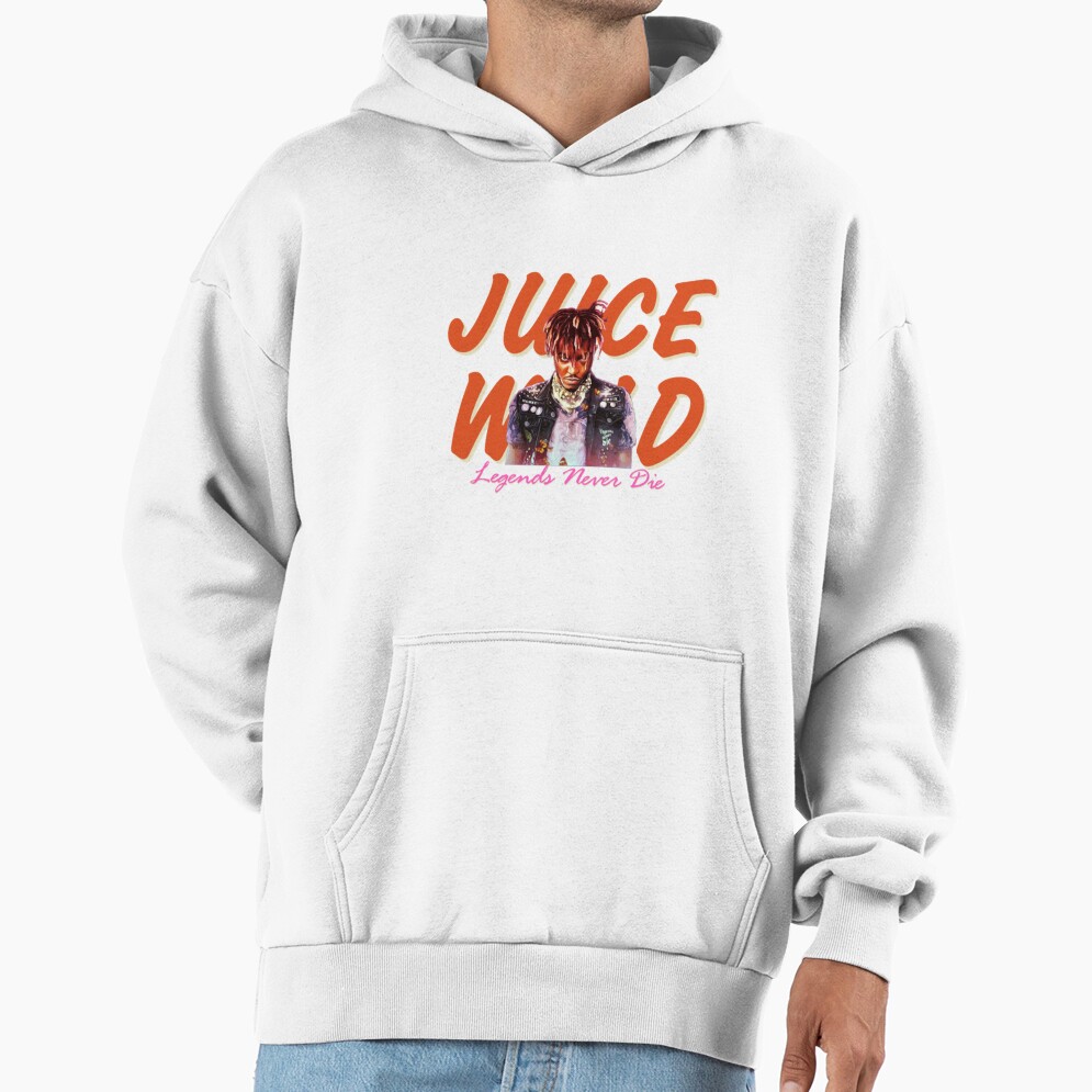 Juice Wrld Orange Hoodie - Image 2