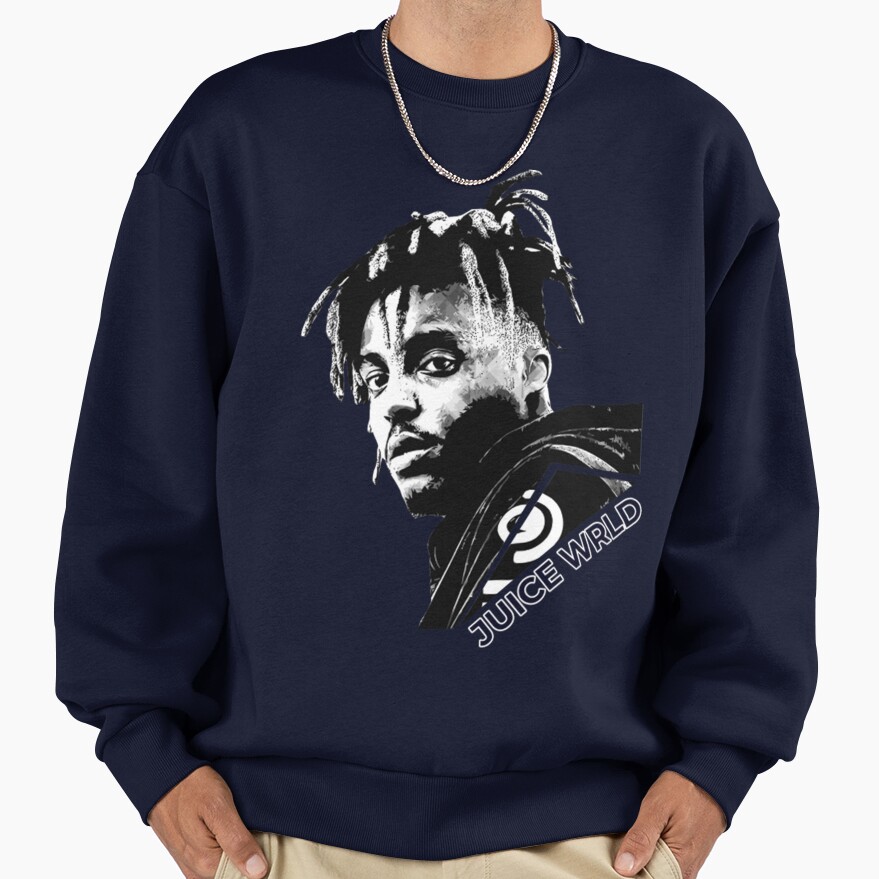 Juice Wrld Face Cool Sweatshirt - Image 5