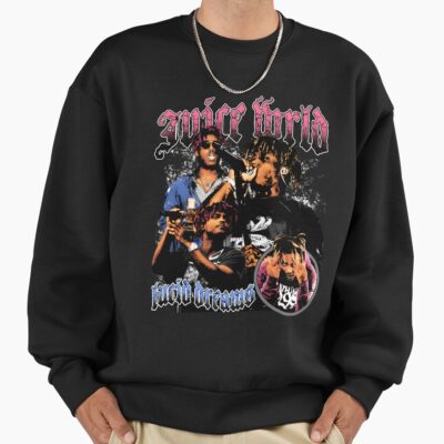 Alternative view of Juice Wrld Rap Vintage 90s Sweatshirt