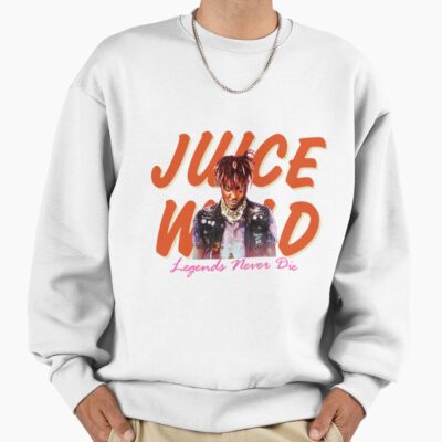 Alternative view of Juice Wrld Orange Sweatshirt