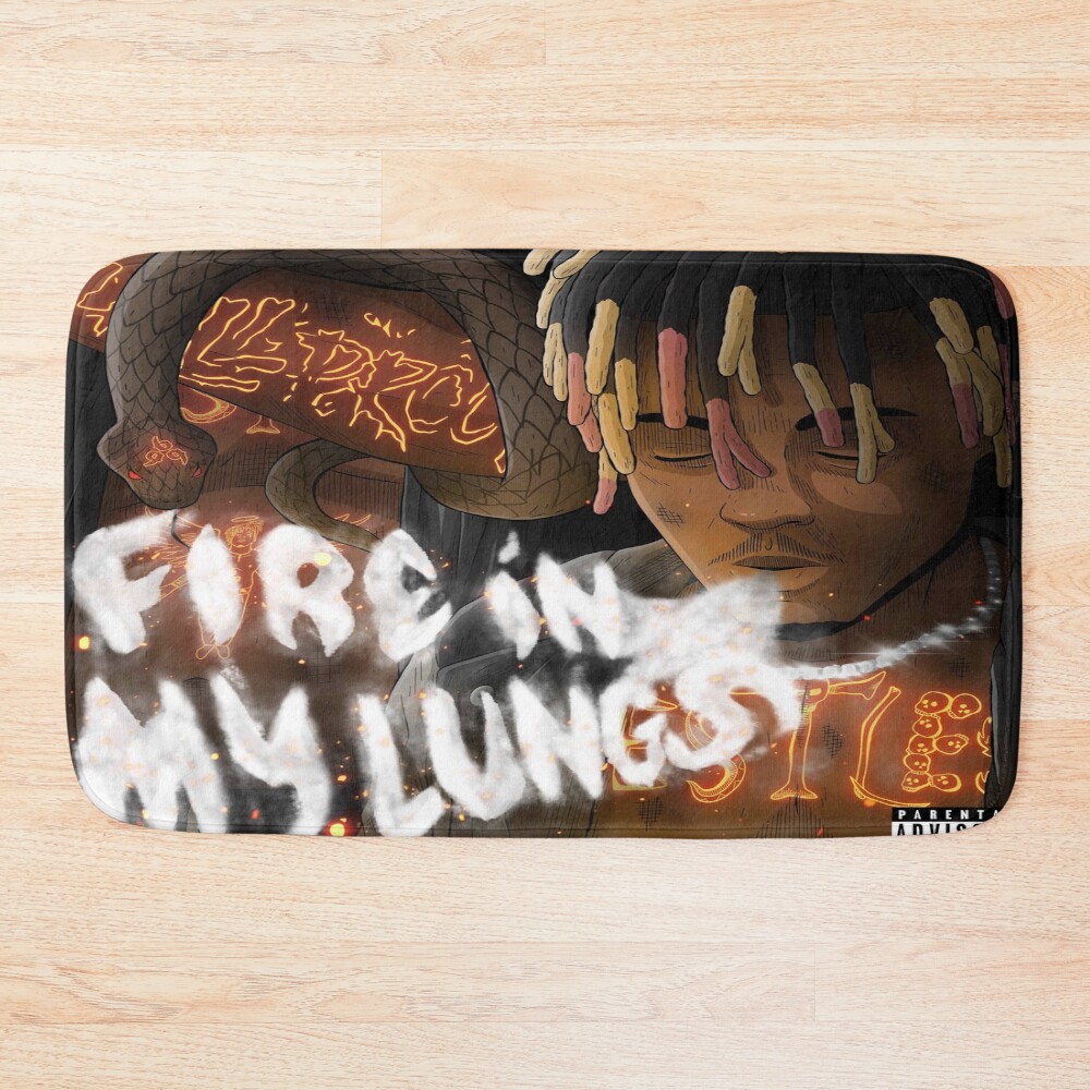 Fire In My Lungs Bath Mat