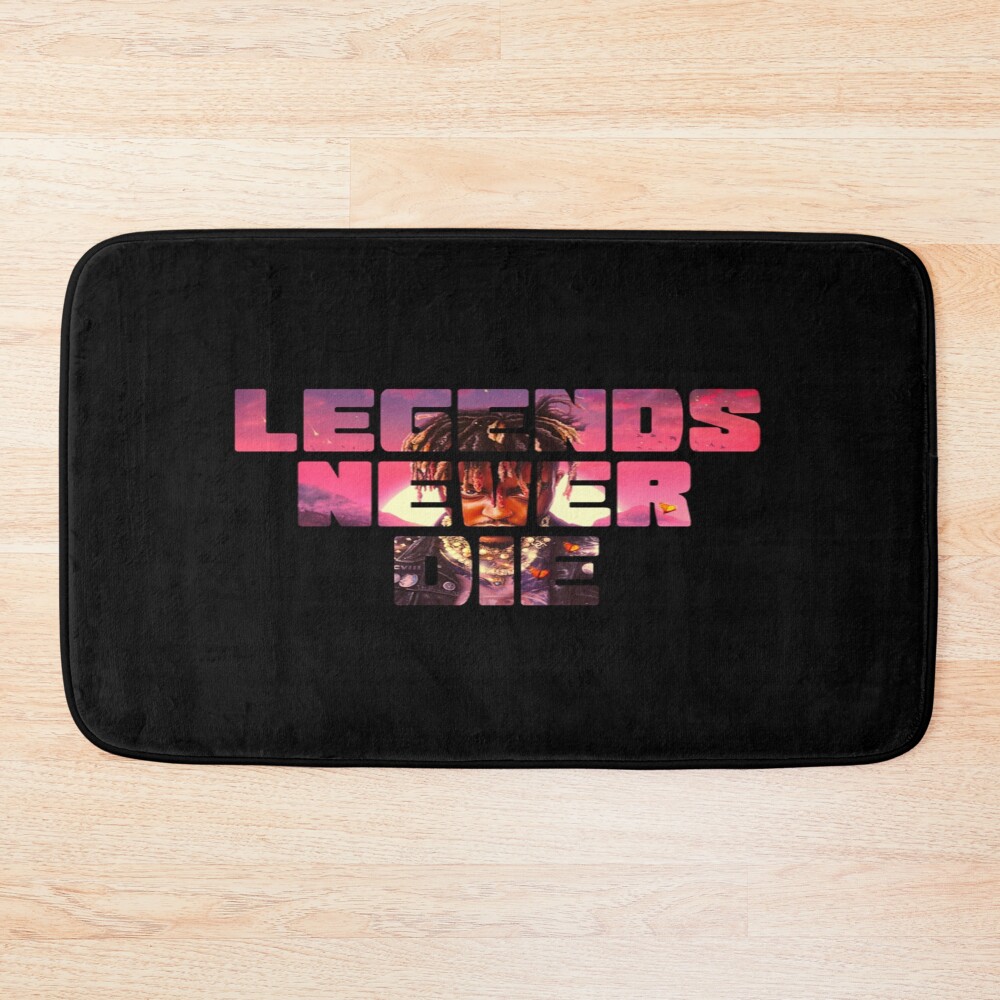 Legends Never Die Bath Mat