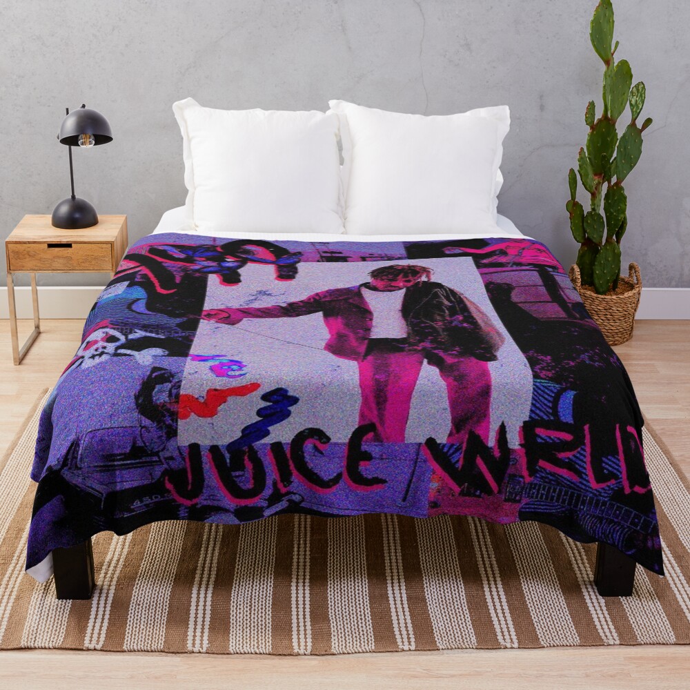 Purple Memory Throw Blanket