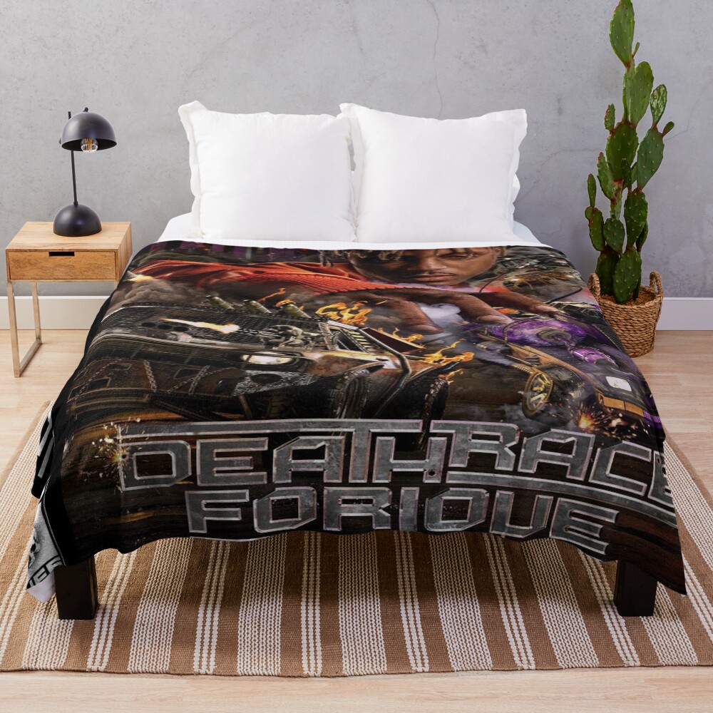 Death Race For Love Throw Blanket