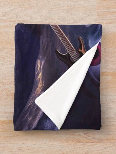 Alternative view of The Party Moon Throw Blanket