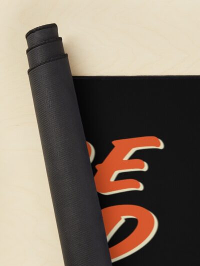 Alternative view of Juice Wrld Orange Mouse Pad