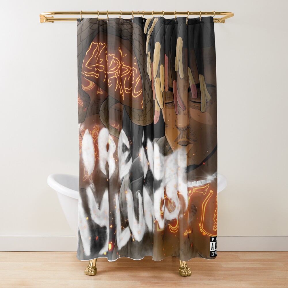 Fire In My Lungs Shower Curtain