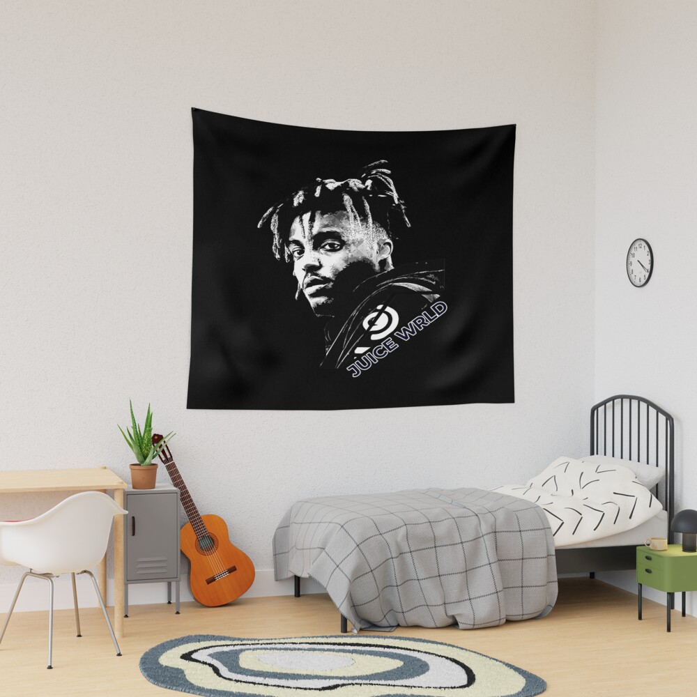 Juice Wrld Face Cool Tapestry