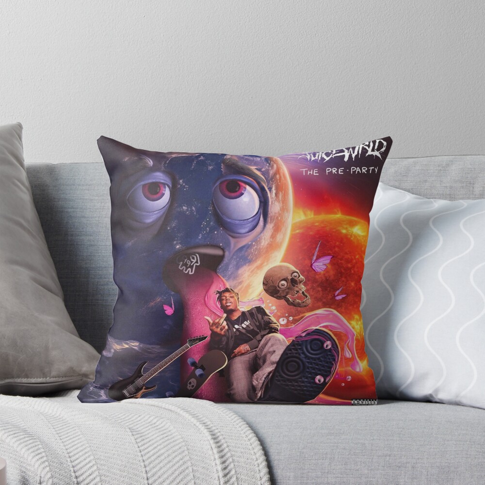 The Party Moon Throw Pillow